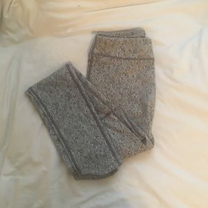 gymshark grey fleur texture leggings